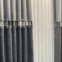 پارچه پرده حریر ساده شیری رنگ