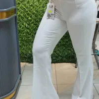 شلوار کرپ مازراتی دابل سفید مناسب