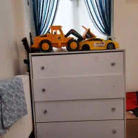 سرویس خواب کودک(کمدوتخت ودراورو تشک و شلف دیواری)|تخت و سرویس خواب|قم, عمار یاسر|دیوار