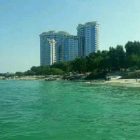 کیش ب آفتاب با قایق در کمترین زمام