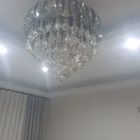 لوستر کریستالی سقفی نو|لوستر و چراغ آویز|کرج, شهرک ظفر|دیوار