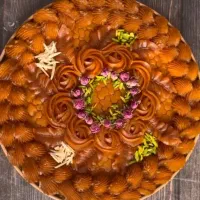 حلوا. کیک شربتی .
