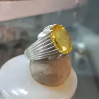 یک جفت یاقوت زرد نقره ۹۲۵