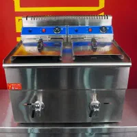 سرخکن رومیزی دو لگن صنعتی