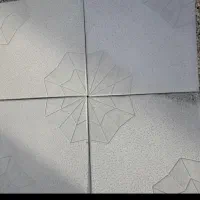 موزائیک و بغل باغچه  کاشی ساده