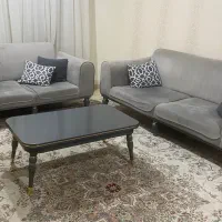 مبل ۵ نفره در حد نو با جلو مبلی