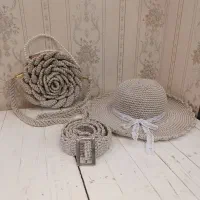 کیف وکلاه مکرومه