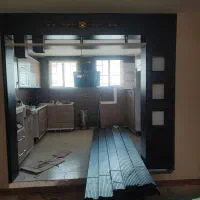 کابینت،هایگلاس،درحدنو،تمیز،همراه هودوسینک کامل