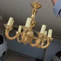 فروش یک عدد لوستر طلائی
