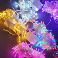 ریسه سوزنی شفاف ۱۰ متری رنگ جور ( پخش عرفانیان)