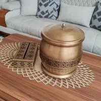 ست سطل وجا دستمالی|صنایع دستی و سایر لوازم تزئینی|شاهین‌شهر, عطار|دیوار