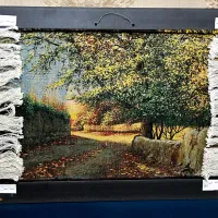 تابلو فرش دستباف قاب شده|تابلو فرش|آستارا, |دیوار