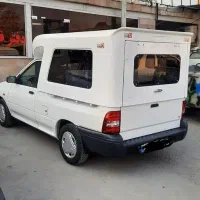 راننده با پراید وانت مسقف