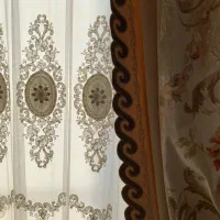 پرده دو رو|پرده، رانر، رومیزی|اصفهان, قهجاورستان|دیوار