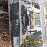 فرش رضا قهرمانی جفت ۹متری ۷۰۰شانه تراکم۲۵۵۰ آک|فرش|اراک, |دیوار