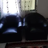 مبل تک نفره چرمی|مبلمان خانگی و میز عسلی|تهران, کوثر|دیوار