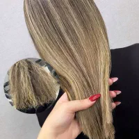 مدل پروتئین و بوتاکس و کراتین مو