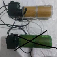 لوازم آکواریوم اماده و موتور تصویه