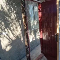 درب چوبی با چار چوب آهنی|مصالح و تجهیزات ساختمان|شاهرود, |دیوار