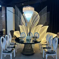 میز فلزی مدل شبنم/رستوران و تالار/هتل