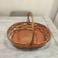 سبد حصیری شیک مخصوص تزیین شب یلدا