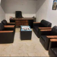 نیم ست اداری با میز و شیشه|مبلمان اداری|برازجان, |دیوار