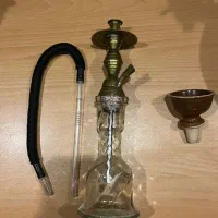 قلیان برنجی سایز متوسط سالم