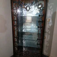 بوفه چوبی طرح دار