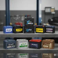 فروش، نصب و امداد باطری خودرو (۲۴ ساعته در محل)