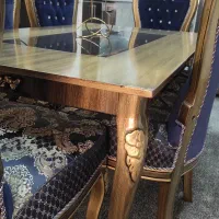 ست مبلمان سلطنتی به همراه میزناهارخوری وویترین|مبلمان خانگی و میز عسلی|فارسان, |دیوار