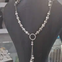 گردنبند و گشواره نقره