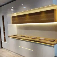 کابینت هایگلاس ترک مات پلی اورتان نئوکلاسیک کلوزت