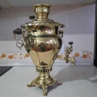 سماور زغالی قدیمی|کلکسیون اشیاء عتیقه|مراغه, |دیوار