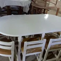 میز نهار خوری ۸ ۱۰ ۶ نفره بیضی غذاخوری نهارخوری شش|میز و صندلی غذاخوری|تهران, یافت آباد جنوبی|دیوار