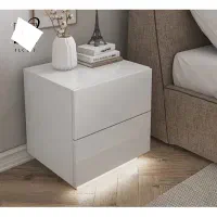 پاتختی دو کشو|تخت و سرویس خواب|رشت, باهنر|دیوار