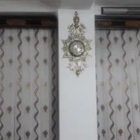 پرده ی حریر در حد نو