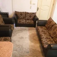 مبل چرم  و پارچه|مبلمان خانگی و میز عسلی|رشت, دروازه لاکان|دیوار