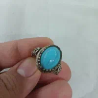 انگشتر فیروزه و نقره|زیورآلات و اکسسوری|سنندج, |دیوار