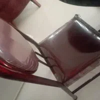 فروش ۴عدد صندلی زرشکی کارکرده