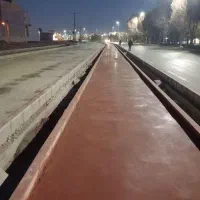 بتن ریزی با ماله پروانه ای با دوربین و برش کاتر