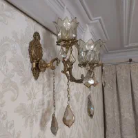 دیوارکوب برنجی|لوستر و چراغ آویز|پاکدشت, پاکدشت (مامازند)|دیوار