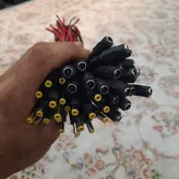 سوکت نر و ماده دوربین مداربسته و ...