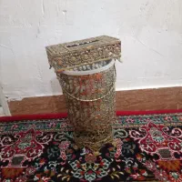 سطل و جا دستمال برنز