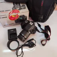 دوربین کنون d2000در حد نو کم مصرف