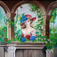 نقاشی دیواری با طراحی خاص و کیفیت بالا|خدمات پیشه و مهارت|بجنورد, |دیوار