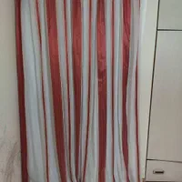 دو عدد پرده حریر هم شکل