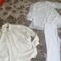 ست لباس زنانه پیراهن مردانه