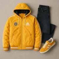 کاپشن مردانه زرد اسپرت|لباس|تهران, فلسطین (میدان انقلاب)|دیوار