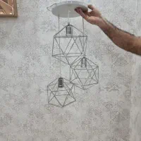 لوستر فانتزی و استیل در حد نو