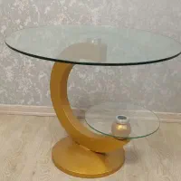 میز شیشه ای دو طبقه